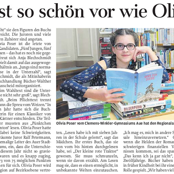 Keiner liest so schön wie Olivia - 06.02.2018