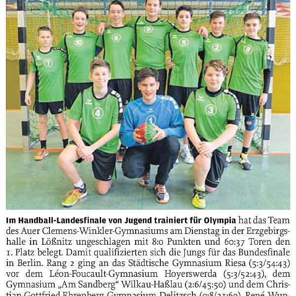 Winkler-Team setzt sich durch - 04.03.2016